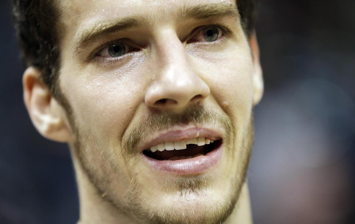Goran Dragić Miami Heat zob | Goran Dragić po tekmi z Atlanto leta 2015, ko so mu prvič izbili zob. Osebno napako pa je dobil on. | Foto Guliverimage